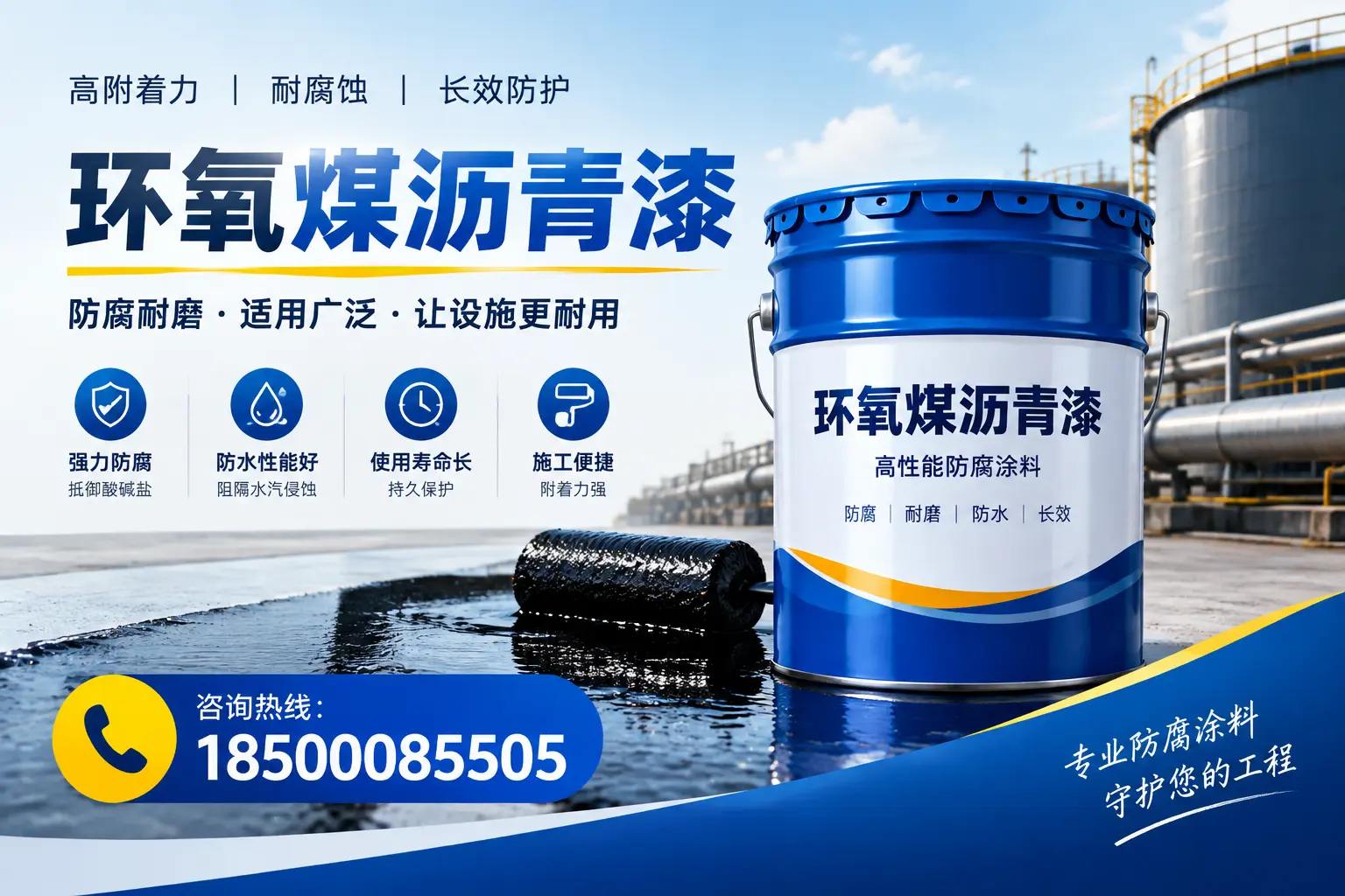 环氧煤沥青漆与其他涂料的对比分析,助力武汉企业决策